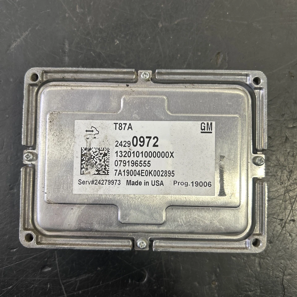 Módulo de controle de identificação de transmissão BUICK ENCLAVE GMC 2017-2019 24290972 FABRICANTE DE EQUIPAMENTO ORIGINAL - Imagem 1 de 4