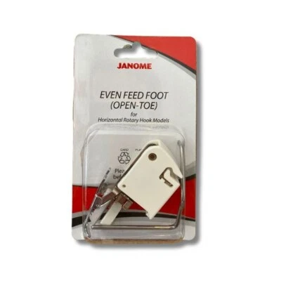 Janome Even Feed Foot Open-Toe 200339007 For Horizontal Rotary Hook Models Japan - Image 1 of 3