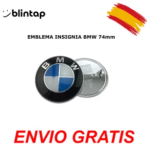EMBLEMA INSIGNIA BMW 74mm ★ LOGO CHAPA ANAGRAMA COCHE ★ENVIO GRATIS DESDE ESPAÑA - Picture 1 of 1