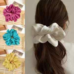 Silk women Hair scrunchies - Jumbo Extra Large Silky Scrunchies