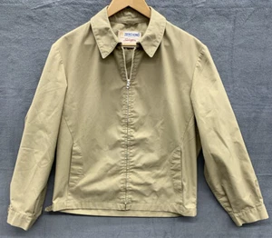 Vintage ZERO KING Swinger Jacket Men Size 40 Beige Wind Water Repellent Classic - Picture 1 of 13