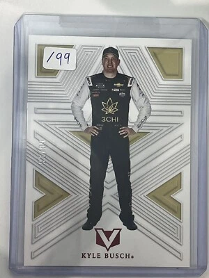 Kyle Busch /99 Vertex Red Foil 2023 Panini Chronicles Racing Nascar Chevy - Image 1 of 2
