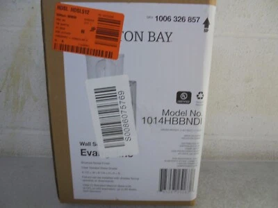 Hampton Bay Evangeline 4,5 pulgadas Aplique de pared interior de níquel cepillado de 1 luz Foto 1 de 4