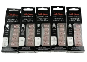 5 boxes Sally Hansen Perfect Manicure Fashion Nail, SQ041 What A Star!, 24pcs pe - Picture 1 of 5