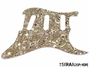 *NEU Bronze Abalone Stratocaster SCHLAGBRETT für Fender Strat 3-lagig Standard - Bild 1 von 1