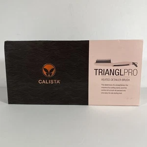 Calista TrianglPRO Heated Hair Detailer Brush Blush - Picture 1 of 5