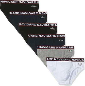 SLIP UOMO NAVIGARE PACCO DA 6PZ ASSORTITI NERO/NAVY/BIANCO/MELANGE ART.324 - Bild 1 von 2