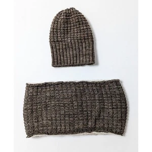 Zara 2 Piece Knit Beanie Hat and Neck Warmer Boy's Size S - Picture 1 of 9