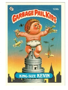1986 TOPPS GARBAGE PAIL KIDS SERIES 3 KING-SIZE KEVIN #124B NM VINTAGE FUNNY - Picture 1 of 2