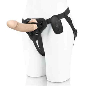 Pegasus 6.5 in. Realistic Peg Rechargeable Remote-Controlled Silicone Dildo Set - Picture 1 of 6