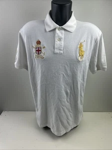 Camisa Polo Ralph Lauren PRL Mercer Club Rugby Vintage Años 90 Rara Big Pony Talla L - Imagen 1 de 11