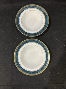 2 zuppiere Royal Doulton Biltmore bordate, 8” ottime condizioni - Foto 1 di 7