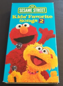 2001 Sesame Street: Kids' Favorite Songs 2 VHS - Imagen 1 de 11