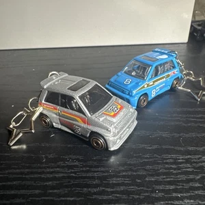 Paquete de 2 llaveros diecast JDM Honda City Turbo II 1:64 Hot Wheels Matchbox regalo - Imagen 1 de 3
