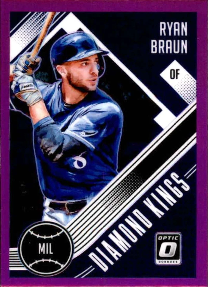 2018 Donruss Optic Purple (Panini) MLBPA Baseball Parallel Cards Pick From List - Image 1 of 1