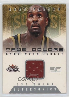 2001-02 Fleer Force True Colors Jerseys 1st Color /400 Gary Payton #TCGP[1] HOF - Image 1 of 2