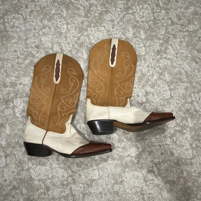 Nine West Vintage Multicolored Leather Cowgirl Boots. Size 8 - Image 1 of 4