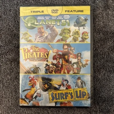 Pirates / Planet 51 / Surf's Up (DVD) Brand New Sealed - Image 1 of 2