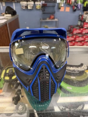 VForce Profiler 2.0 Paintball Mask with Clear Thermal Lens - Black / Blue - Image 1 of 4