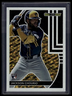 2024 Topps Update #BG-25 Jackson Chourio Topps Black Gold - Image 1 of 2