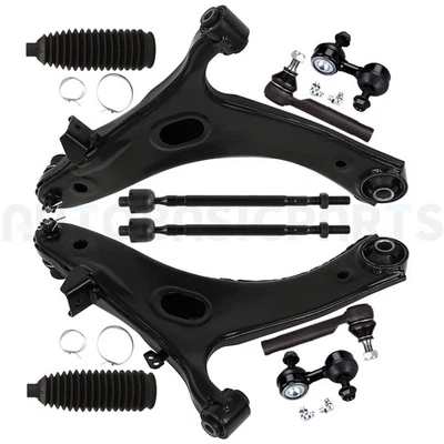 Kits de extremo de varilla de amarre de fuelle de piñón de cremallera delantera de 10 piezas para Subaru Forester 2009-2013 Foto 1 de 4