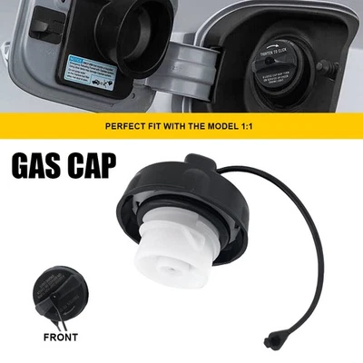 1 For 2011-2018 Dodge Durango Jeep Grand Cherokee Fuel Gas Black Cap Replacement - Image 1 of 4