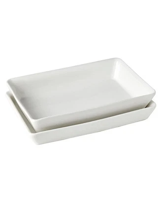 Denmark Tools for Cooks Rectangular 2 Pc. Serving Platters - White - Image 1 of 4