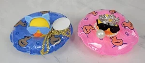 2 pc Rubber Ducky Car Dashboard Decoration - Floaty Collectible Sunglasses... - Picture 1 of 3