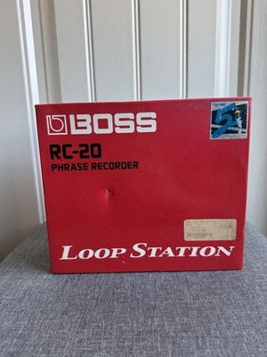 Grabadora de frases Boss RC-20 Loop Station con manual y CD - SIN PROBAR Foto 1 de 4