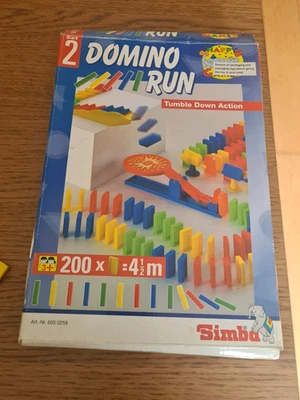 Simba Happy Games Domino Run Set 2 Childs Activity Playset Tumble Down Action - Image 1 of 3