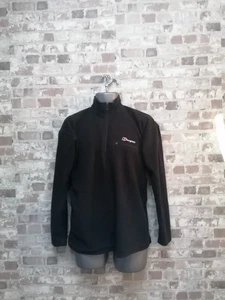 Berghaus Mens Brown Fleece 1/4 Zip Sweatshirt Size UK S - Picture 1 of 14