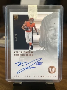VELUS JONES JR. 2022 ENCASED ROOKIE ENDORSEMENT AUTOGRAPH RC AUTO /25 Q4937 - Picture 1 of 2