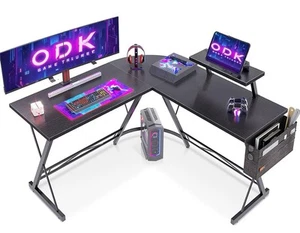 Computer Desk Gaming Desk Table Home Office Writing Workstation Corner Desk Stor - Picture 1 of 7