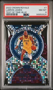 2022 Panini Crown Royale Test Of Time #7 Lebron James Los Angeles Lakers /75 PSA - Bild 1 von 2