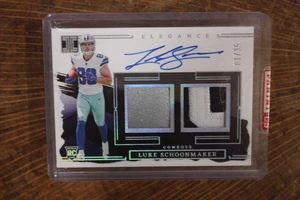 2023 Panini Impeccable Luke Schoonmaker Elegance Rookie Auto Card 1/35 - Bild 1 von 2