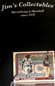 2025 Topps Holiday Sun Parrallel Think Fast! Cincinnati Reds / Washington - Picture 1 of 2