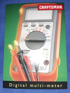 1997 SEARS ROEBUCK CRAFTSMAN TOOL CARDS #32 MULTI METER - Picture 1 of 1