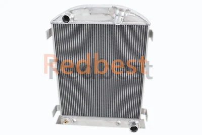3 Rows Aluminum Radiator fits 1930-1938 Ford Model A/B/18/40/48/74/78/85/81A/82A - Image 1 of 4