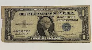 currency us paper money 1935 Misaligned, Silver Note , serial number  - Picture 1 of 2