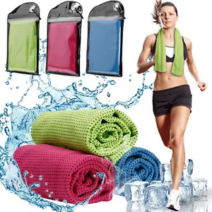 3-Pack Ice Cold Cooling Towel Quick Dry Sport Towel For Running Cycling Gym Yoga - Picture 1 of 12