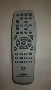 Genuine Sanyo RB-SL40 Original DVD Player Remote Control For DWM-400 Tested - Picture 1 of 7