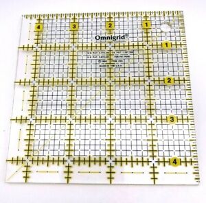 Omnigrid Multipurpose Cutting Ruler 5" x 5" - 2000 - New without packaging