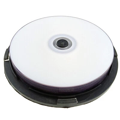 10pcs DVD+R Dual Layer 8.5GB Blank Disc 8X 240min Writable Full Inkjet Printable - Image 1 of 4
