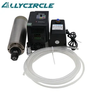 2.2KW Spindle Water Cooled Kit ER20 24000RPM AC220V 80MM+ VFD 5M Pipes 75W Pump - Picture 1 of 17
