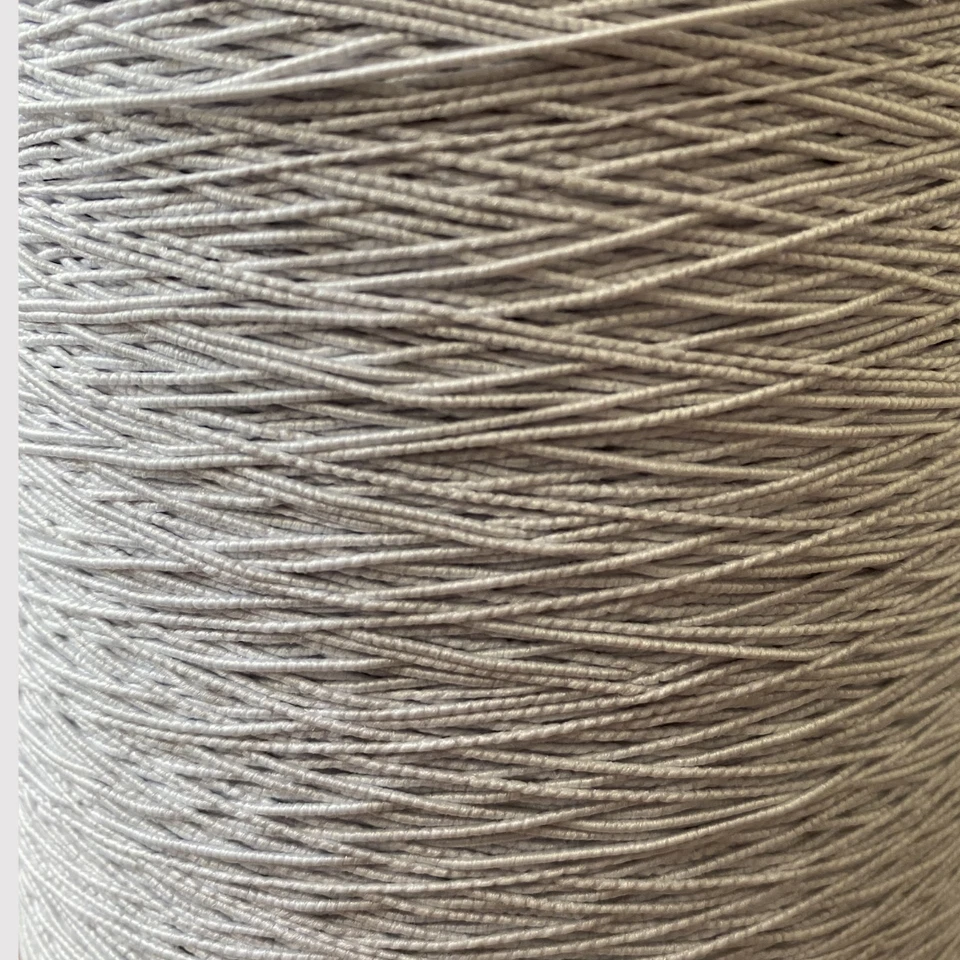 Banda de cordón elástico redonda blanca de 5 yardas de goma de alta elasticidad de 1 mm (0,040") de grosor Foto 1 de 1