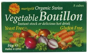 Marigold Organic Swiss Vegetable Bouillon Cubes Yeast Free 8 Cubes, 84g - Picture 1 of 7