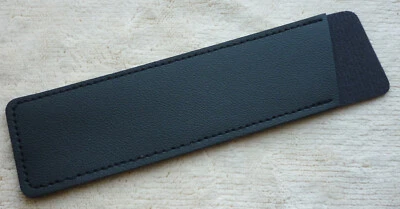Stiftetui/Fülleretui für ein bis zwei Schreibgerät PU-Leder schwarz - neu - Bild 1 von 2