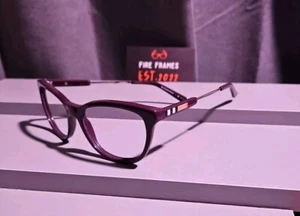 NUEVO BURBERRY B 2145 3424 Borgoña/A Cuadros Monturas de Gafas Solo Italia 53-17-140 - Imagen 1 de 7