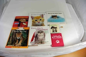 Cat Kitten Books Humorous Educational Adults and Children Lot of 7 Gift - Picture 1 of 5