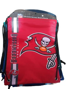 MOCHILA DE CORDÓN DE CORDÓN DE CORDÓN DE LA ROPA TAMPA BAY NFL CAMPAMENTO PLAYA - Imagen 1 de 1